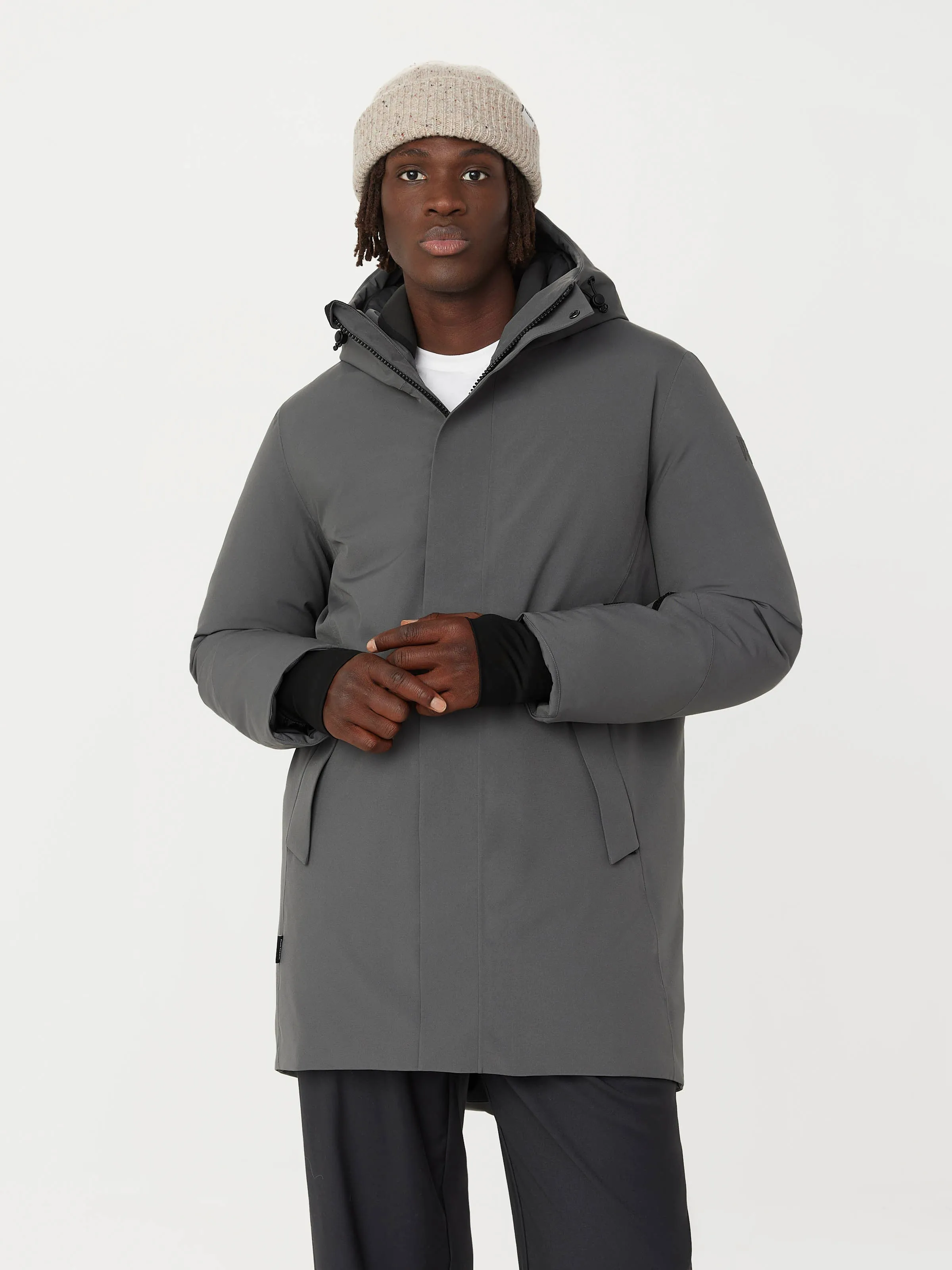 The Capital Parka in Dark Grey