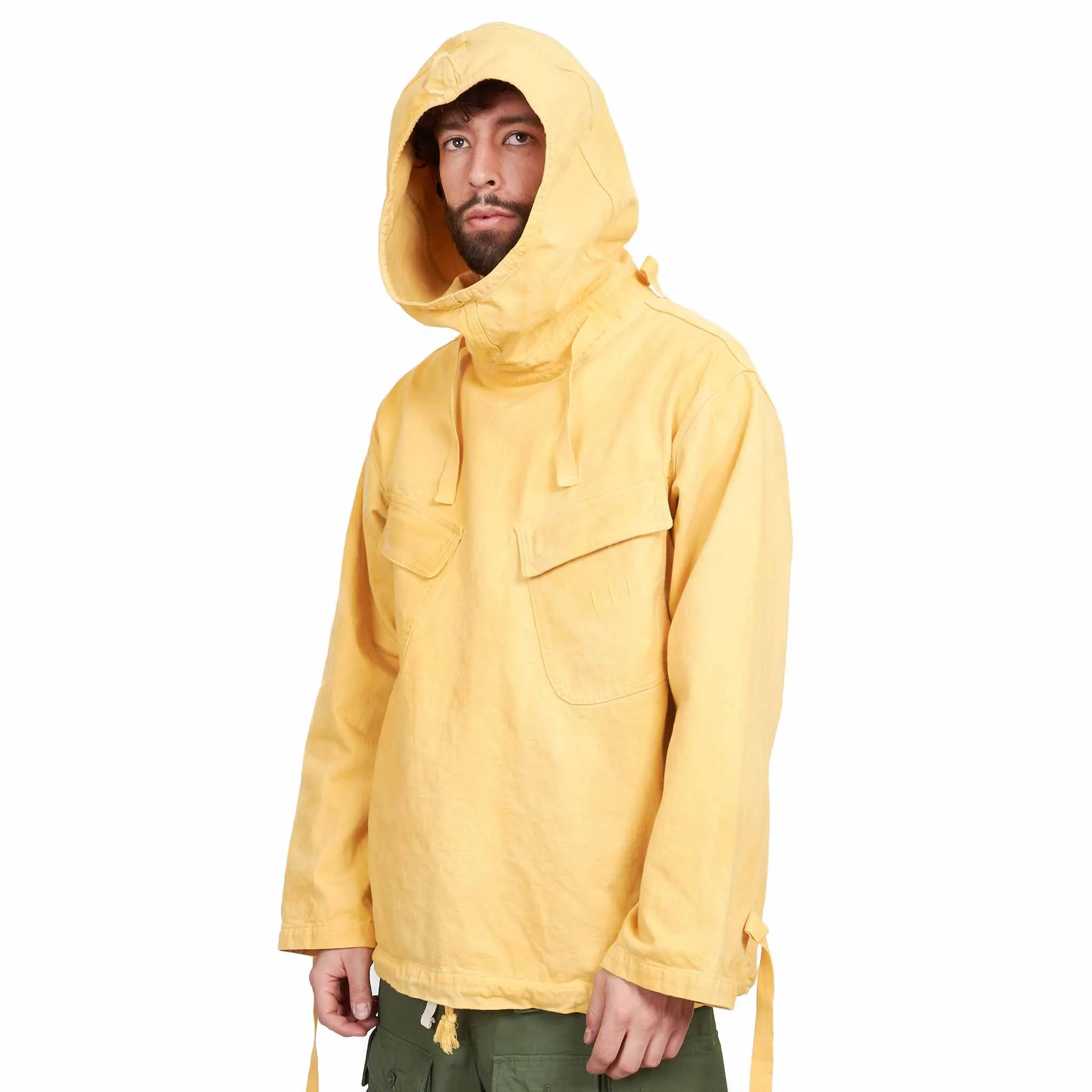 The Real McCoy's MJ21022 USN Salvage Smock Parka (Over-Dyed) Yellow