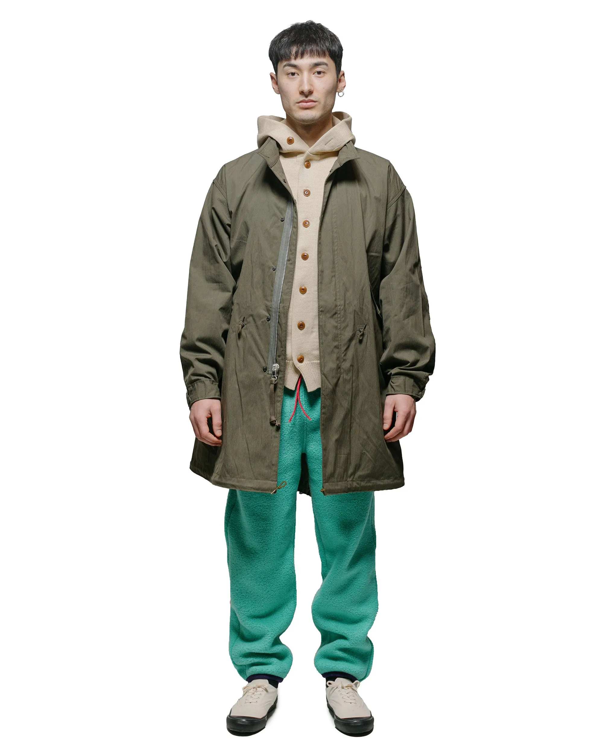 The Real McCoy's MJ21111 Parka, Man's M-65 Olive