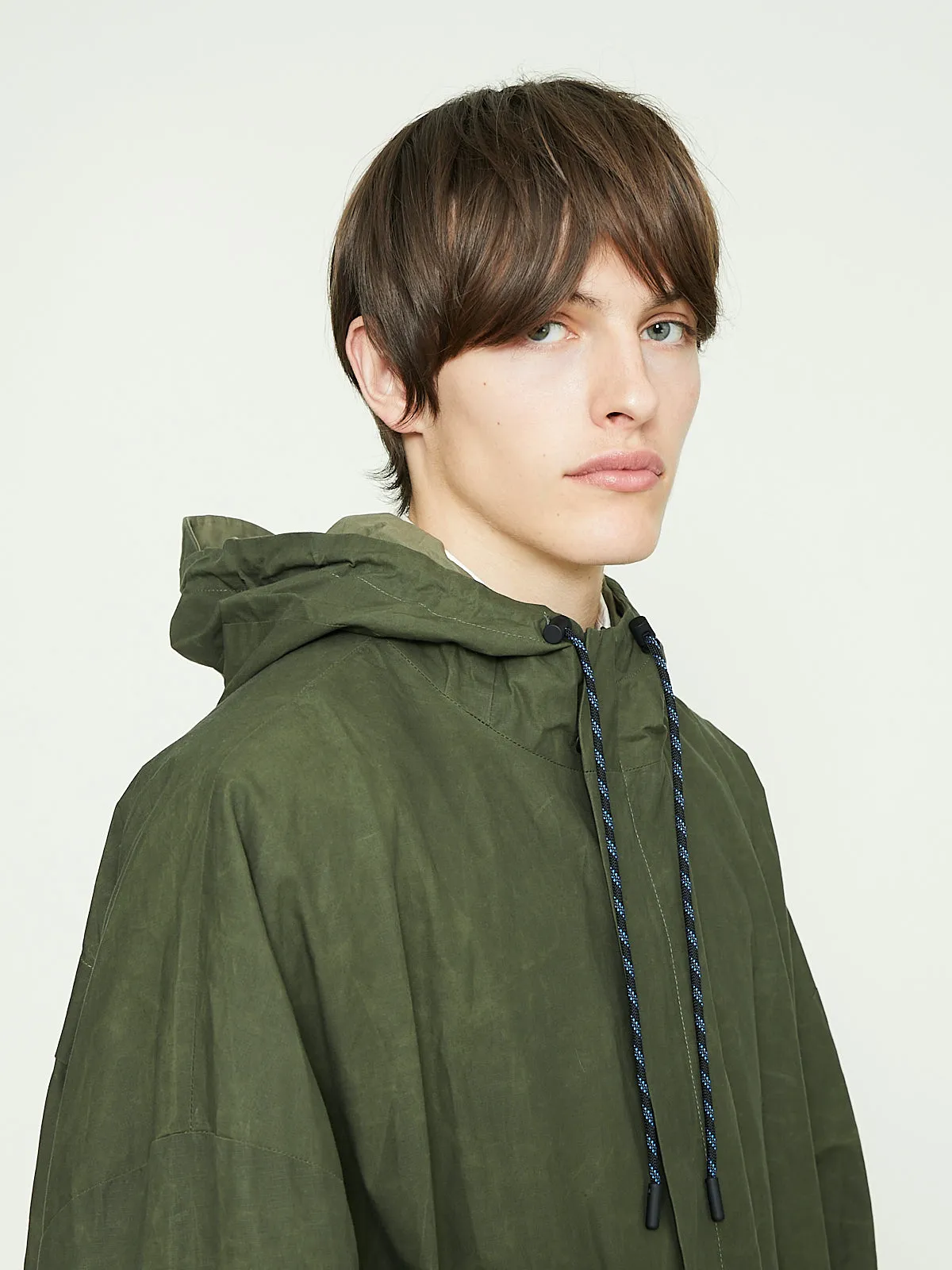 The Wayfinder Coat in Wax Cotton Moss