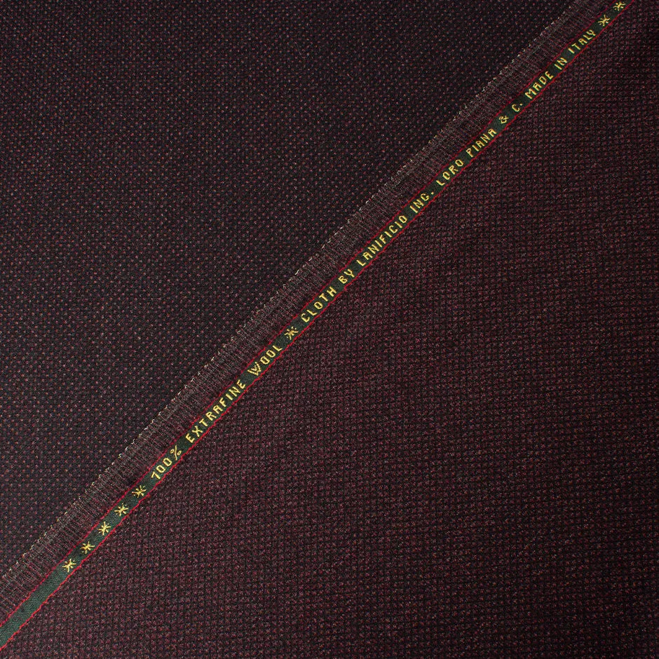 Two-Tone Bordeaux Pure New Zealand Wool