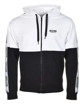 Underwear Mono Tape Full Zip Hoody White Black