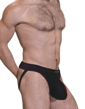 Wildmant Stitch Big Boy Pouch Jock Strap - Red