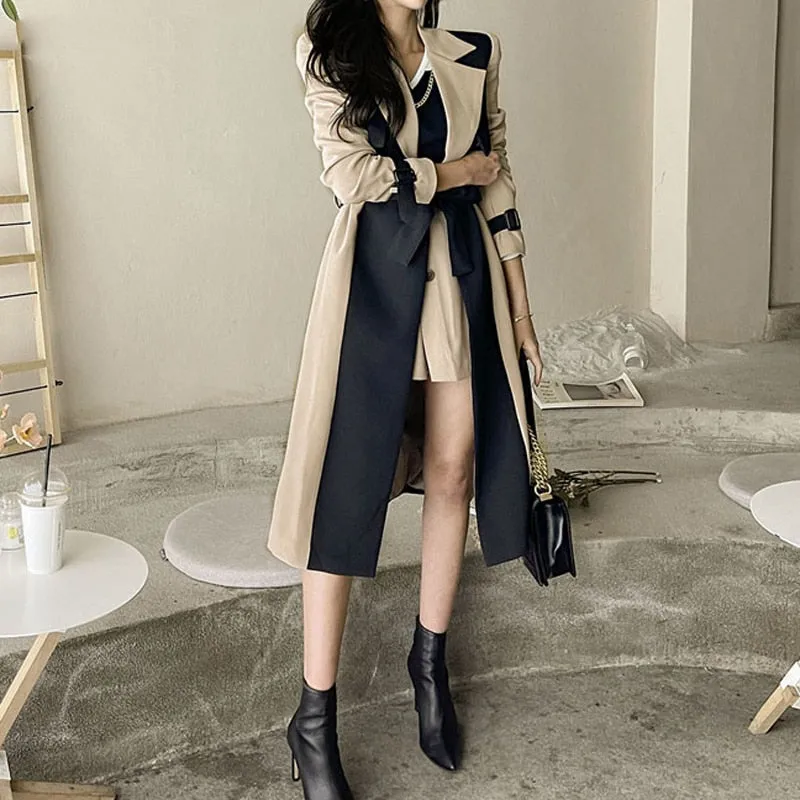 Winter Chills Fall Season Haute Womens Long Trench Coat | Wrap winter coat | Womens winter coat