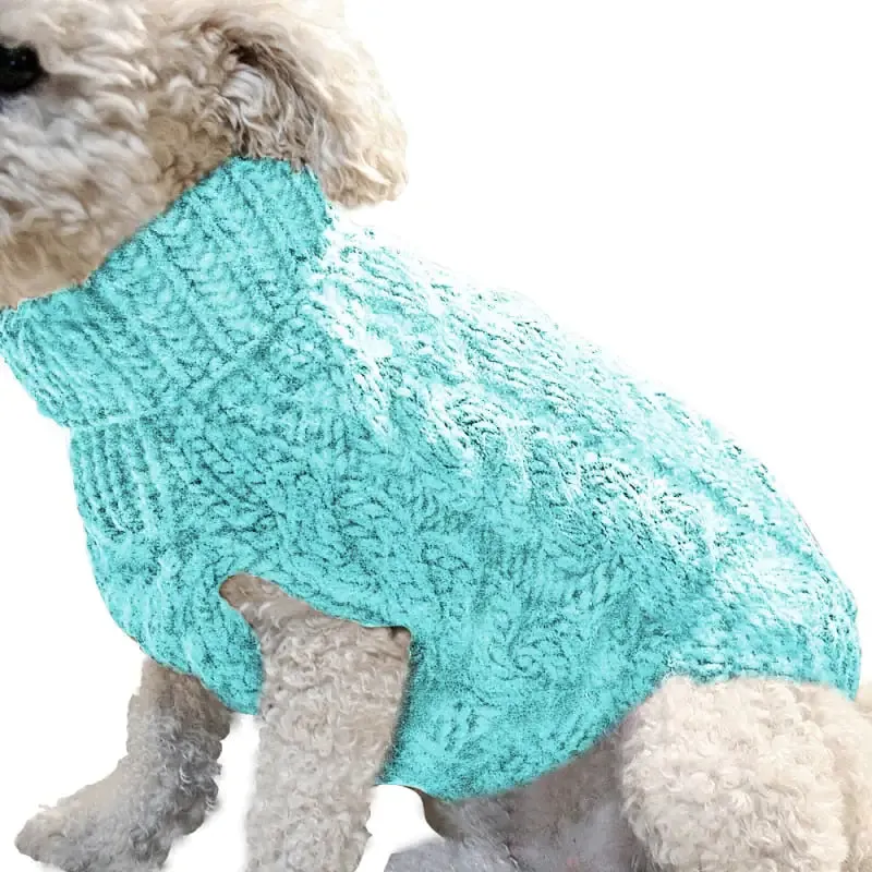 Winter pet Clothes Twist Dog cat Sweaters Warm