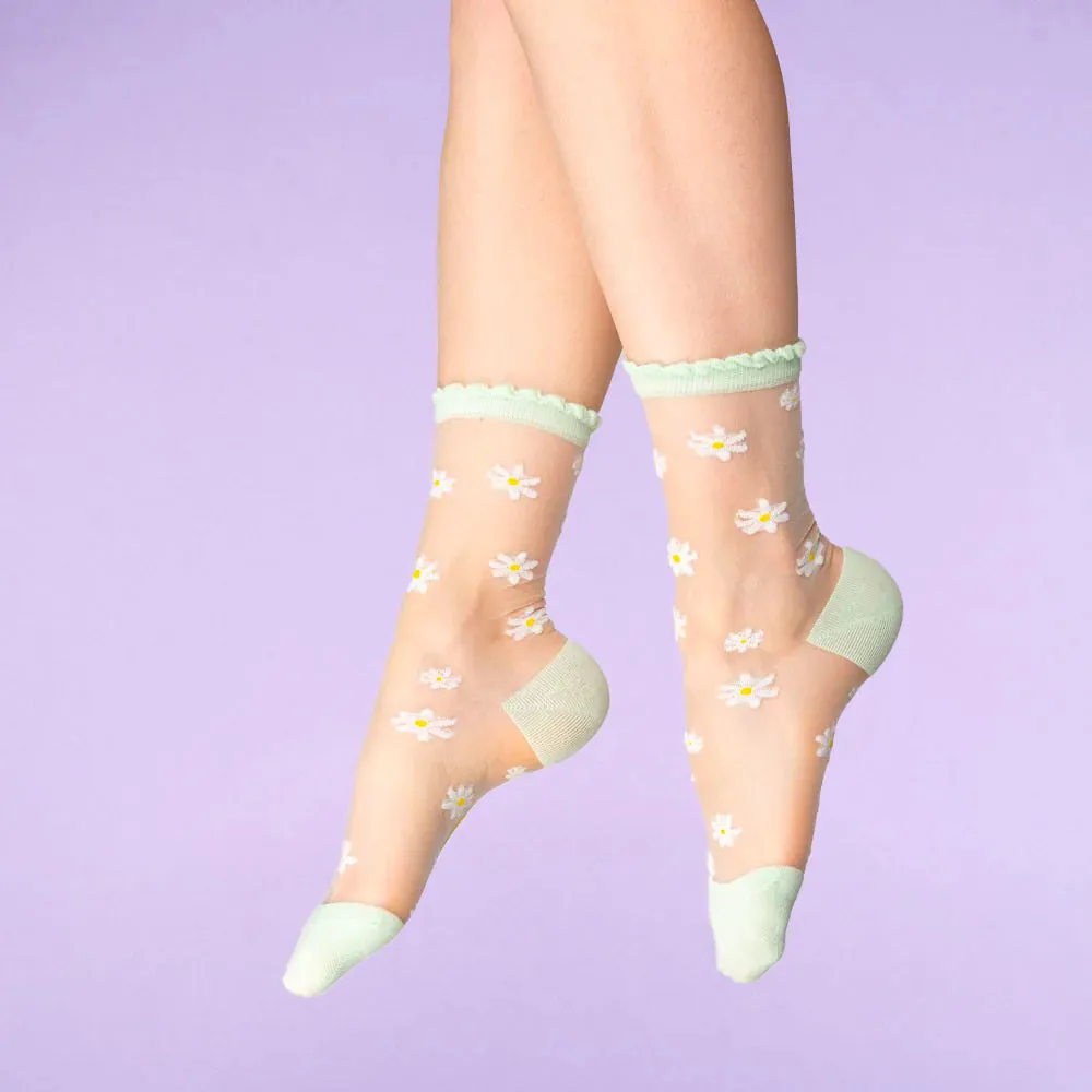 Women's Daisy Sheer Socks