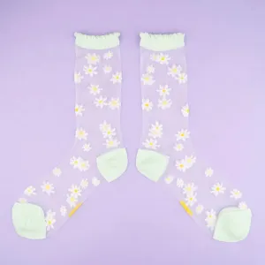 Women's Daisy Sheer Socks