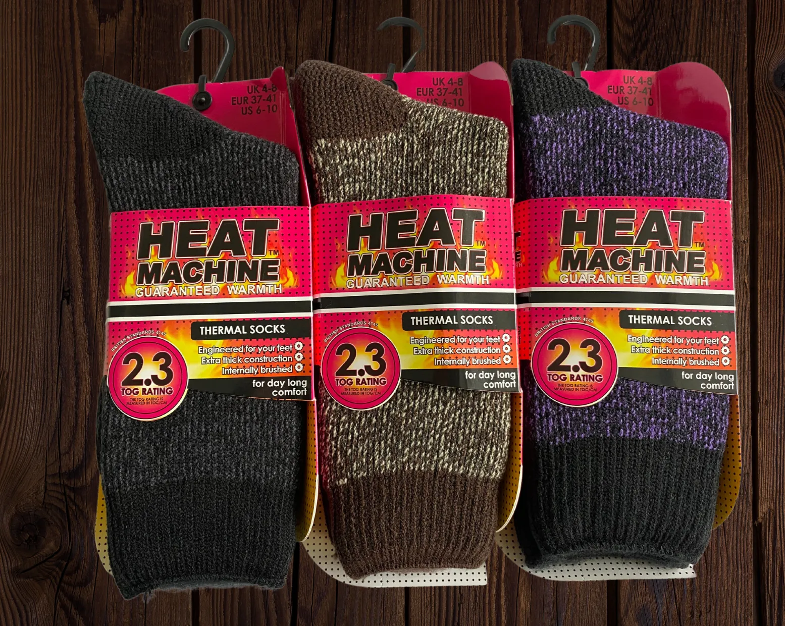 Womens Heat Machine Socks Thermal Tog 2.3 Warm Winter Socks