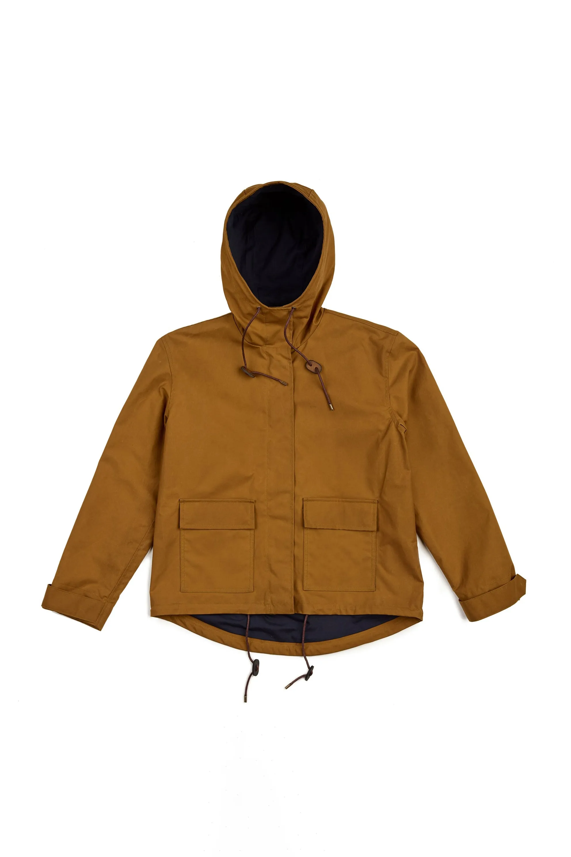 Women's Short Parka Camel