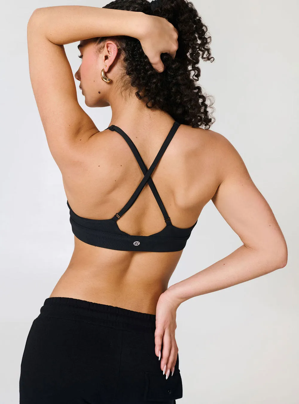 Women's Tap-in Triangle Top Black