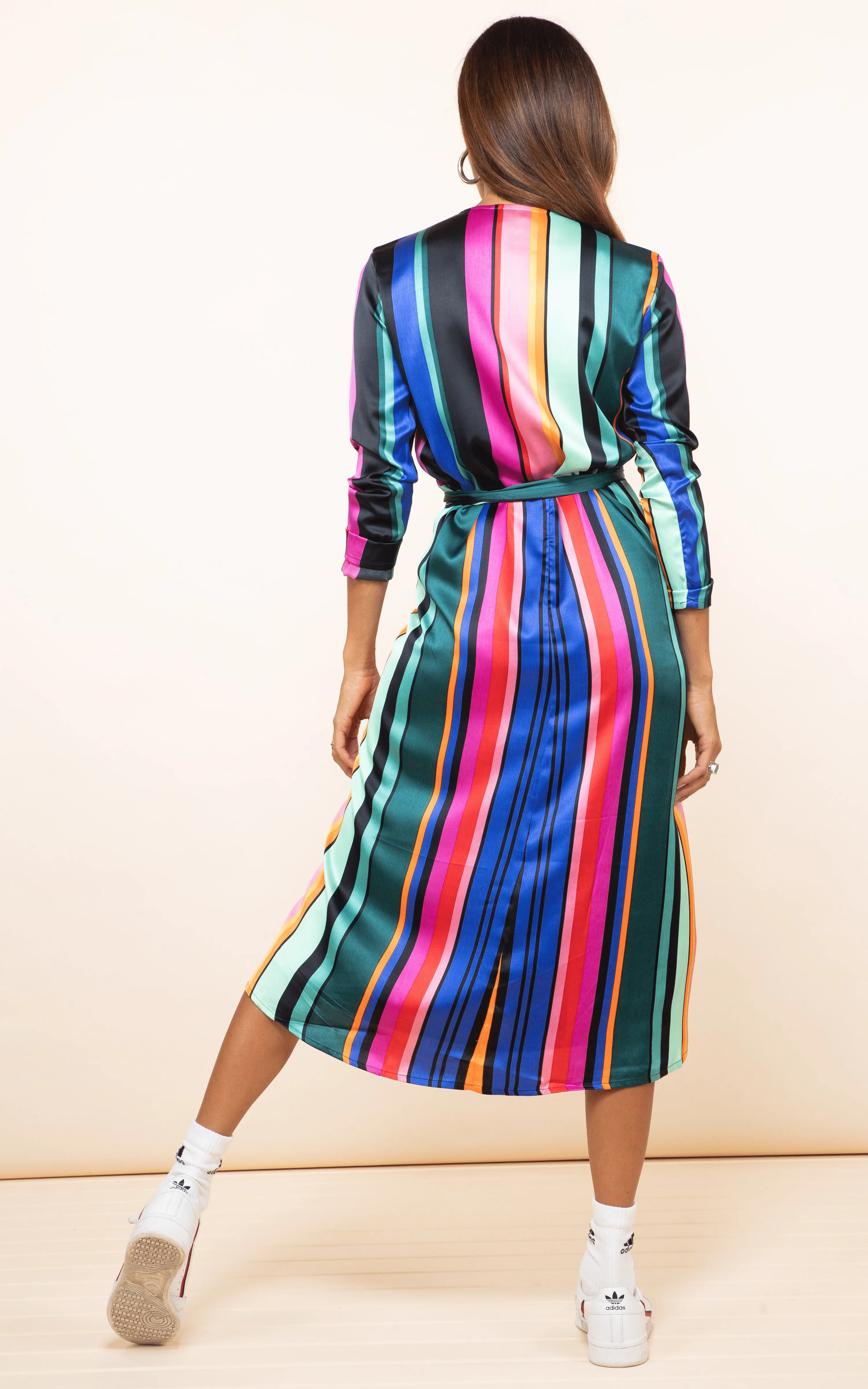 Yondal Dress In Stripe